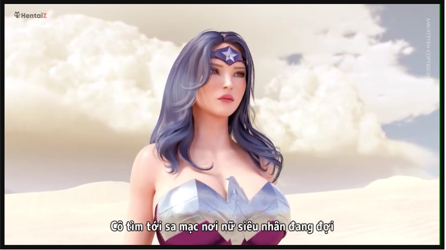 Wonder Women và cuộc chiến ướt át nhất (hentai 3D)